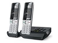 GIGASET COMFORT 500A duo silber / schwarz 5,8 cm 2,2 Zoll...