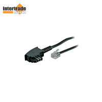 Alcatel Telefonanschlusskabel, TAE F Stecker auf Modular...